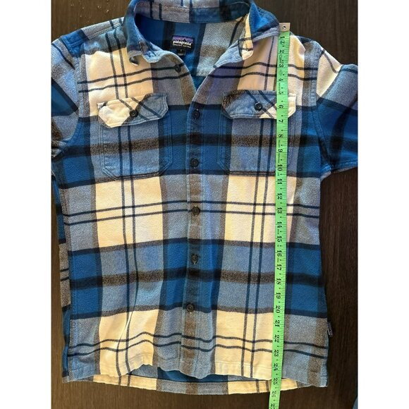 Patagonia Men's Fjord Flannel Long Sleeve Organic Cotton Shirt Size S - Picture 6 of 9